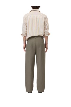 Pantaloni Bloomberg Straight In Cotone Verde CLOSED | C3113252022167