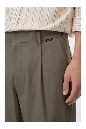 Pantaloni Bloomberg Straight In Cotone Verde CLOSED | C3113252022167