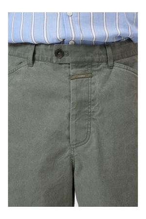 Green cotton bermuda shorts CLOSED | C8235053520614