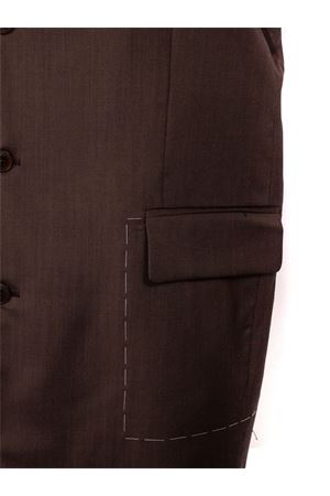 Smanicato in lana vergine bianco marrone COSTUMEIN | 26S791127