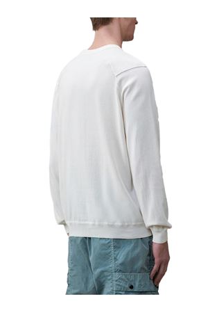Maglione in cotone Sea Island Bianco C.P.COMPANY | 20CMKN183A110560A103