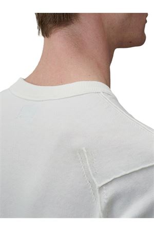 Maglione in cotone Sea Island Bianco C.P.COMPANY | 20CMKN183A110560A103