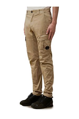 Pantaloni cargo in raso di cotone stretch C.P.COMPANY | 20CMPA743A005694G328