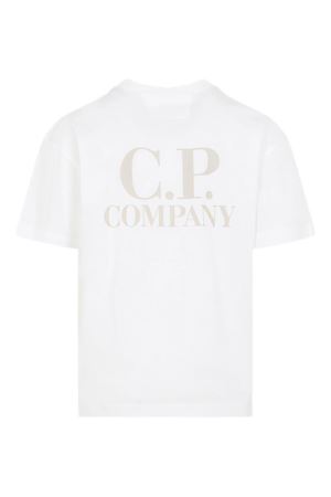 T-shirt in cotone bianco C.P.COMPANY | 20CMTS086A005100W103