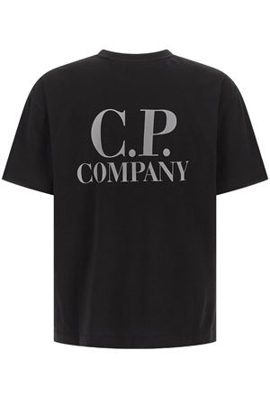 T-shirt in cotone nero C.P.COMPANY | 20CMTS086A005100W999