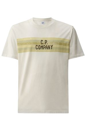 T-shirt in cotone bianco C.P.COMPANY | 20CMTS144A110579W103