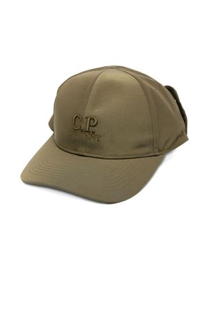 Cappello realizzato in Chrome-R verde C.P.COMPANY | RCCMAC748A110545A683