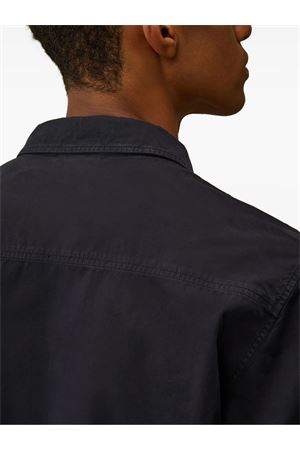 Overshirt in Gabardine di cotone Blu C.P.COMPANY | RCCMOS705A110143G888