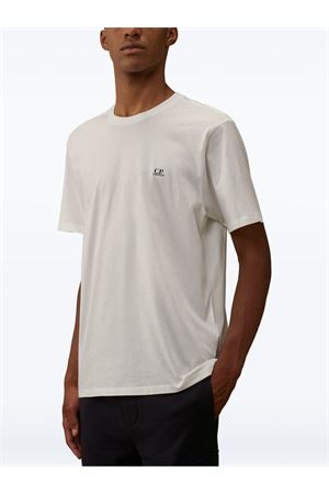T-shirt in jersey di cotone bianco C.P.COMPANY | RCCMTS725A005100W103