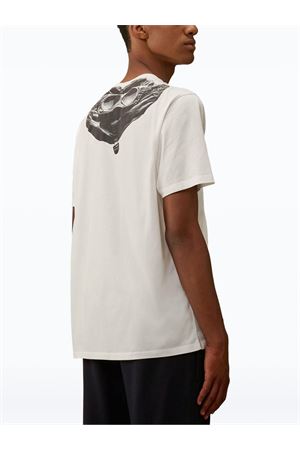 T-shirt in jersey di cotone bianco C.P.COMPANY | RCCMTS725A005100W103