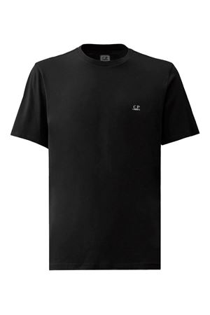 T-shirt in jersey di cotone nero C.P.COMPANY | RCCMTS725A005100W999