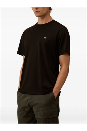 T-shirt in jersey di cotone nero C.P.COMPANY | RCCMTS725A005100W999