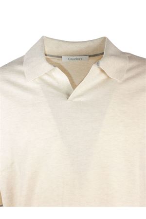 Polo in cotone beige CRUCIANI | U6155846PO31