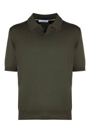 Polo in cotone verde militare CRUCIANI | U6155846PO35