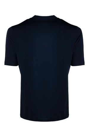 Blue cotton blend T-shirt CRUCIANI | U61T0161GC410973