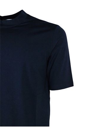 Blue cotton blend T-shirt CRUCIANI | U61T0161GC410973