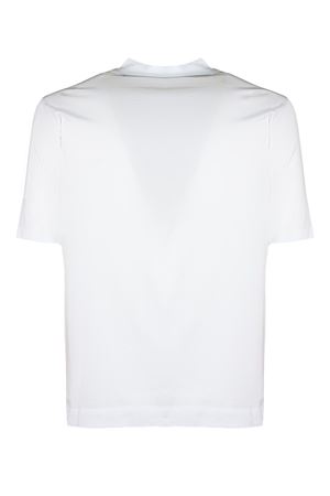 White cotton blend T-shirt CRUCIANI | U61T0161GC490400