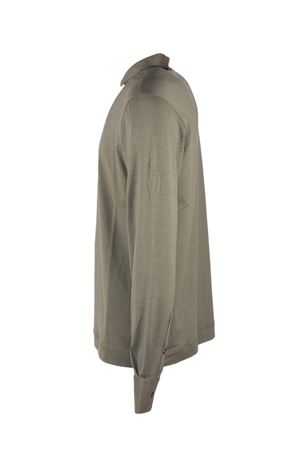 Polo in misto cotone verde CRUCIANI | U61T0190PO16
