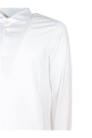 Polo in misto cotone bianco CRUCIANI | U61T0190PO190400