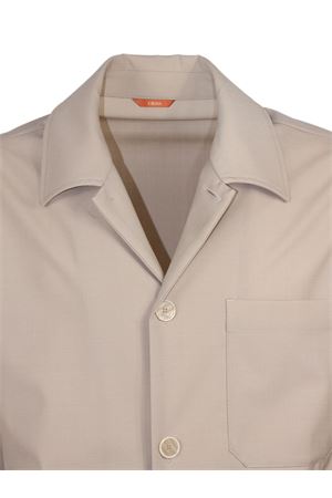 Beige virgin wool overshirt CRUNA | CARDIFF1714122