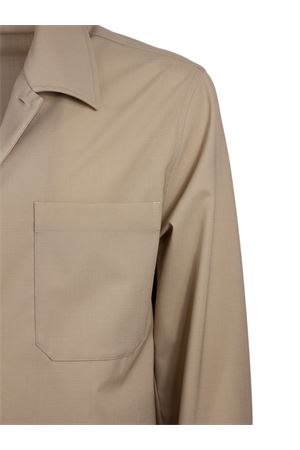 Beige virgin wool overshirt CRUNA | CARDIFF1714122