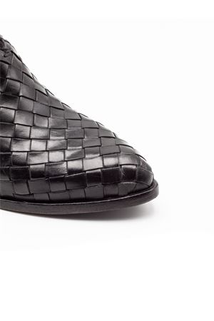 Sabot in pelle intrecciata nera CURIOSITÀ | 2922NERO