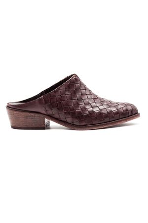 Sabot in pelle intrecciata testa di moro CURIOSITÀ | 2922TMORO