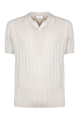 Light beige cotton polo shirt DIKTAT | DK17021PERLA