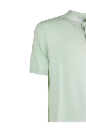 Light green cotton polo shirt DIKTAT | DK17037SALVIA