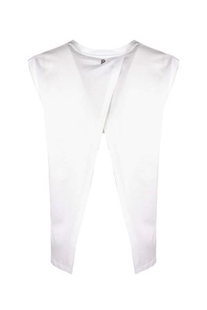T-shirt in cotone bianco DONDUP | DS080JF0350D000