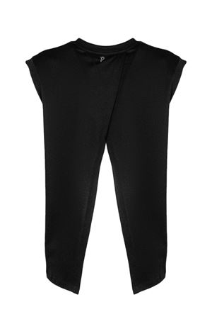 T-shirt in cotone nero DONDUP | DS080JF0350D999