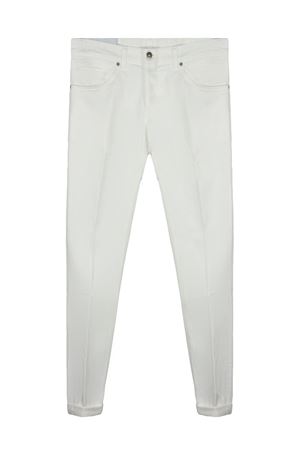 Skinny fit jeans in white cotton denim DONDUP | UP232BSE037UKPT001