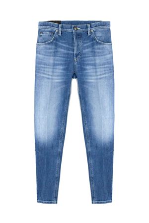 Carrot fit jeans in blue cotton denim DONDUP | UP434DSE340UME8800