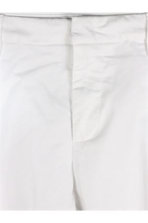 Pantalone in misto cotone bianco DONDUP | UP518GS0096UPTD000