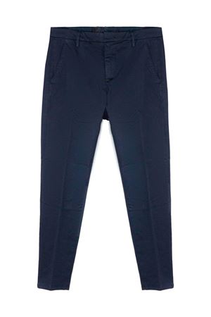 Pantalone in misto cotone blu DONDUP | UP518GS0096UPTD890