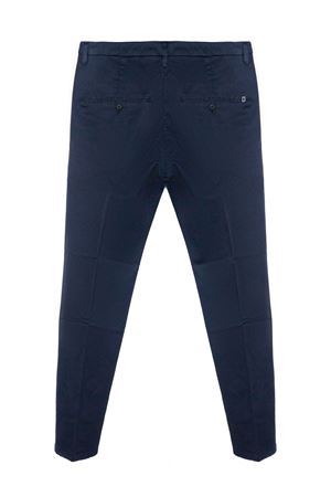 Pantalone in misto cotone blu DONDUP | UP518GS0096UPTD890