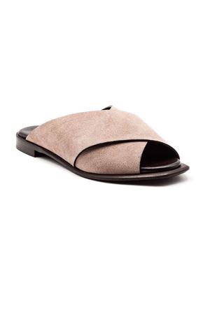 Sandalo in camoscio beige DONNARÍ | GD02MVELOURCORDA