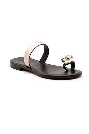 Sandalo in cuoio marrone DONNARÍ | GD08AAMBRA