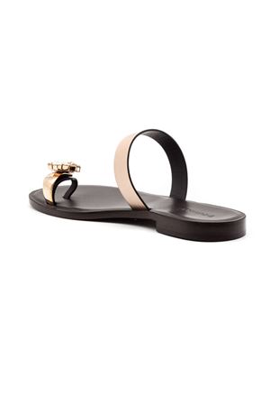 Sandalo in cuoio marrone DONNARÍ | GD08AAMBRA