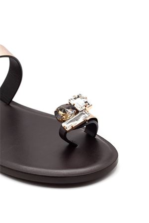 Sandalo in cuoio marrone DONNARÍ | GD08AAMBRA