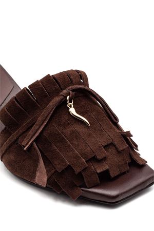 Sandalo in camoscio marrone DONNARÍ | GD19ETMORO