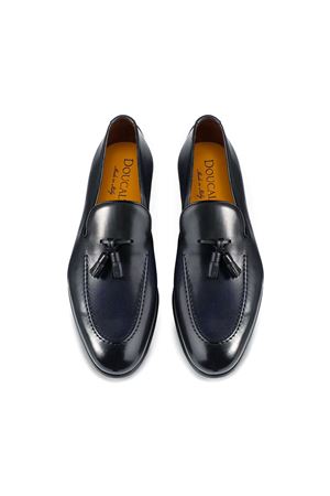 Blue leather loafer DOUCAL'S | DU1080PANNUF159NB28.