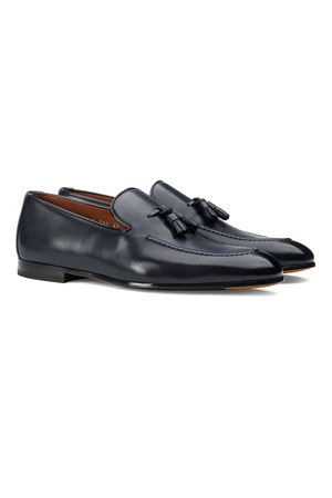 Blue leather loafer DOUCAL'S | DU1080PANNUF159NB28.