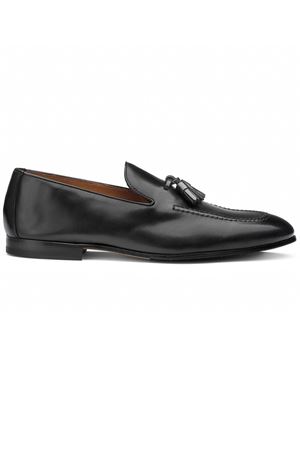 Mocassino in pelle total black DOUCAL'S | DU1080PANNUF159NN00.