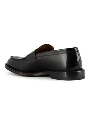 Black leather loafer DOUCAL'S | DU2405PHOEUY007NN00.