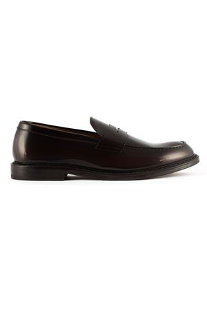 Dark brown leather loafer DOUCAL'S | DU2405PHOEUY007TM04.