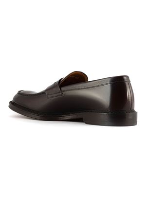 Dark brown leather loafer DOUCAL'S | DU2405PHOEUY007TM04.