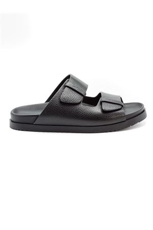 Black calf leather slides DOUCAL'S | DU3297NECKPF704NN00.