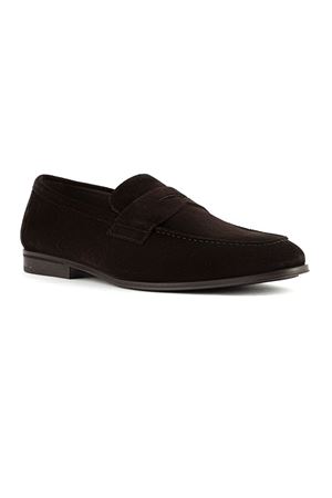 Soft dark brown suede loafer DOUCAL'S | DU3382NOTTUY260TM23.