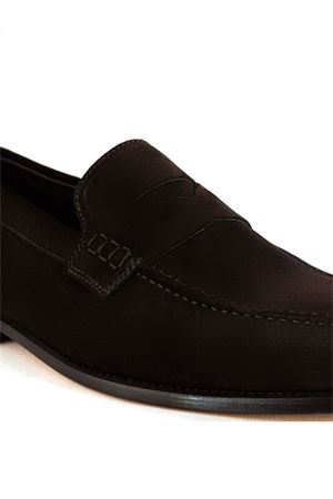Dark brown suede loafer DOUCAL'S | DU3397MARIUY009TM23.
